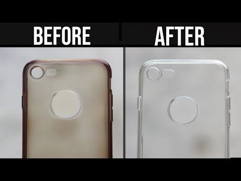 How to Clean Yellowness of Transparent Mobile Cover | Clean Silicon Cover at Home