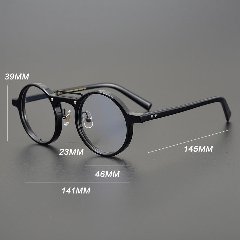 Van Vintage Round Acetate Optical Glasses Frame